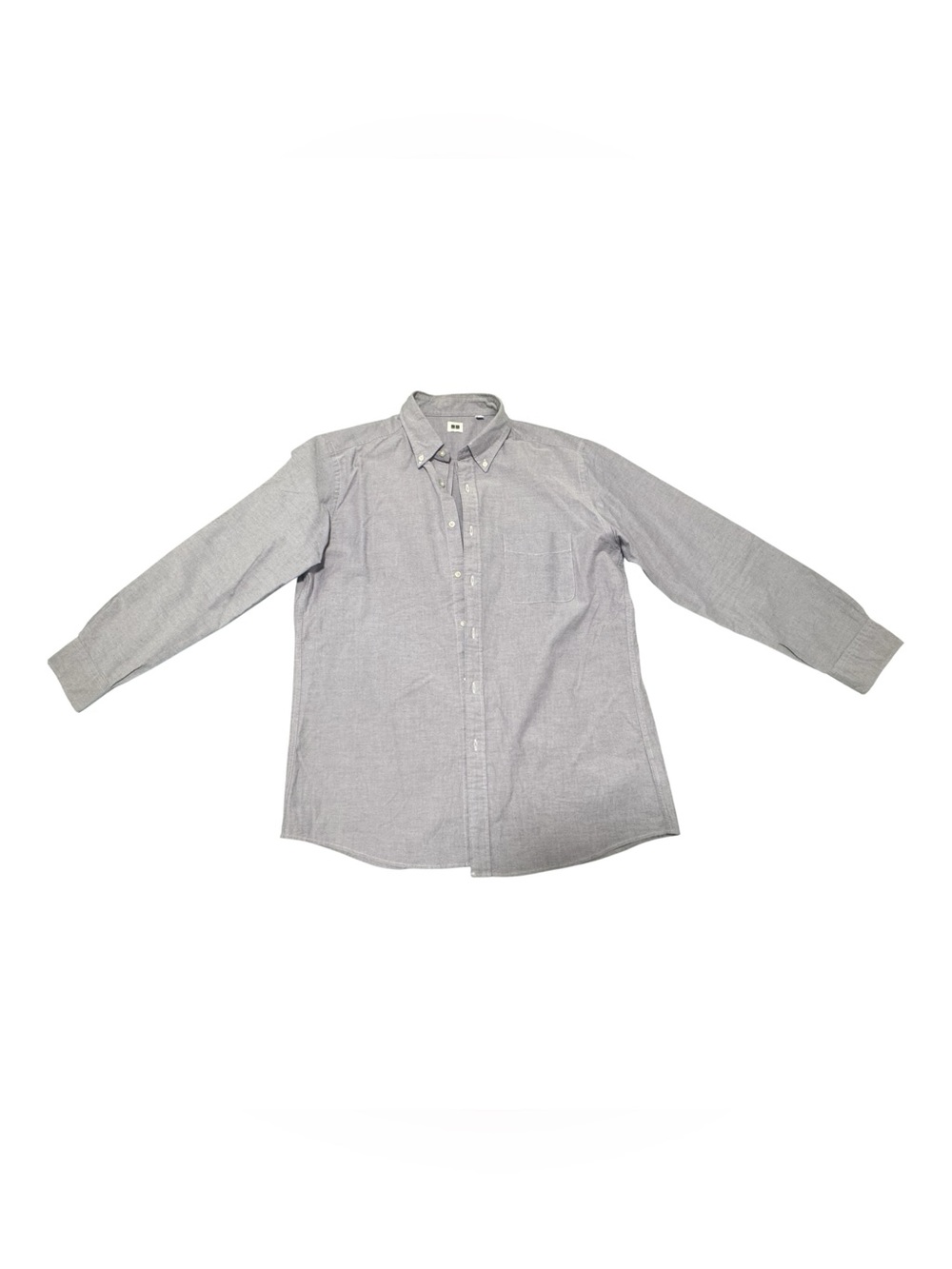 Uniqlo button down long sleeve cotton shirts men’s XXL light purple